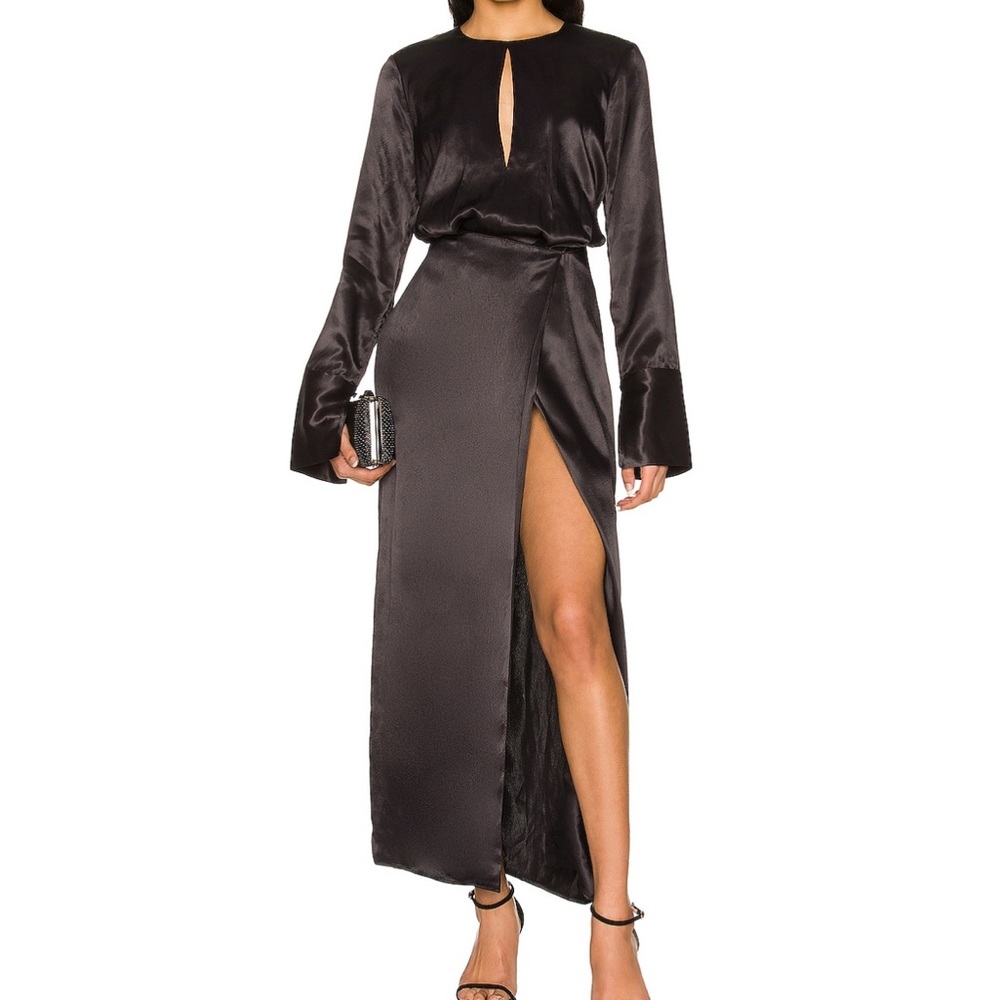 Black Ricci Maxi Dress